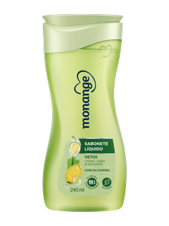 MONANGE SABONETE LÍQUIDO DETOX 240ML
